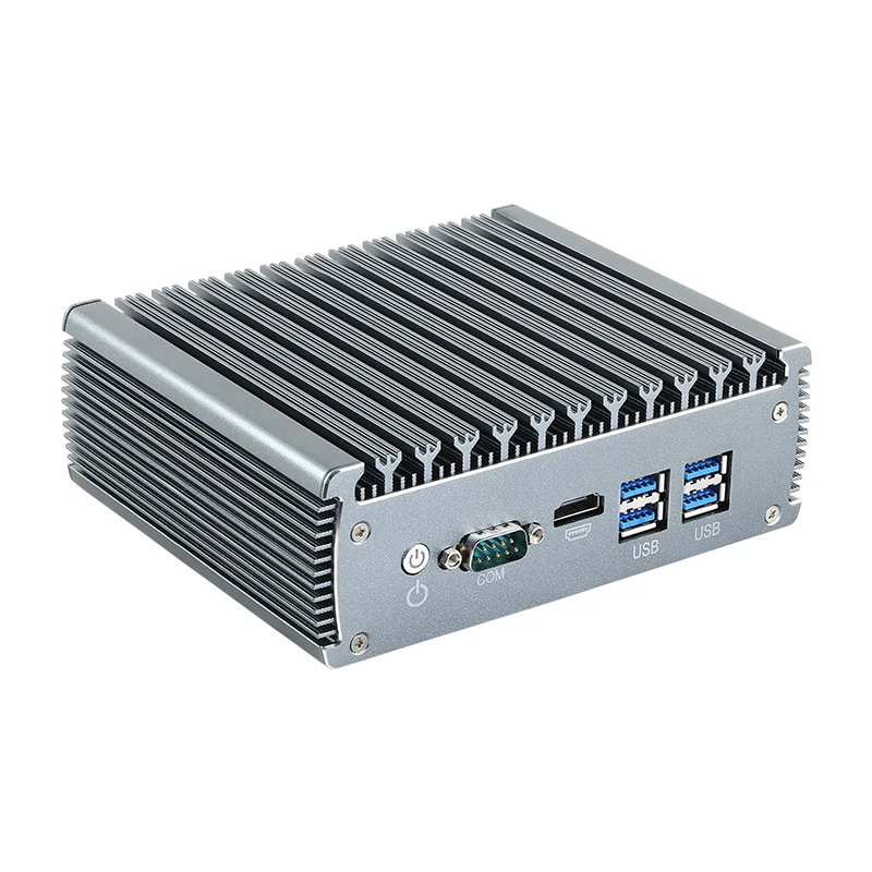 Imagem -03 - Mini pc Industrial sem Ventilador Intel I71165g7 N100 6x 25g Ethernet 4x Usb Com-rs232 Hdmi Mini-pcie Suporte Windows Linux Openwrt