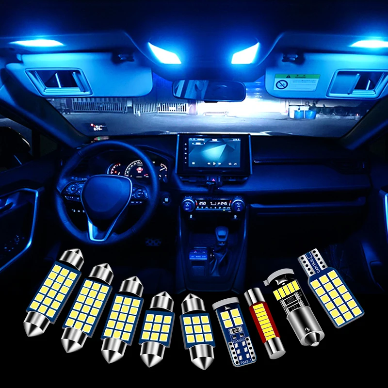 For Toyota Corolla E120 E150 2003 2004 2005 2006 2007 2008 2009 2010 2012 2013 Car LED Bulbs Dome Lamp Interior Accessories