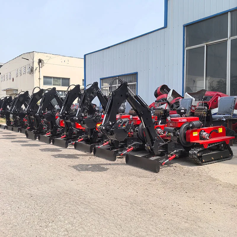 Customized Rotary Tiller 25HP 35HP Strong Power Small Crawler Tractor Tiller for Farmland Work