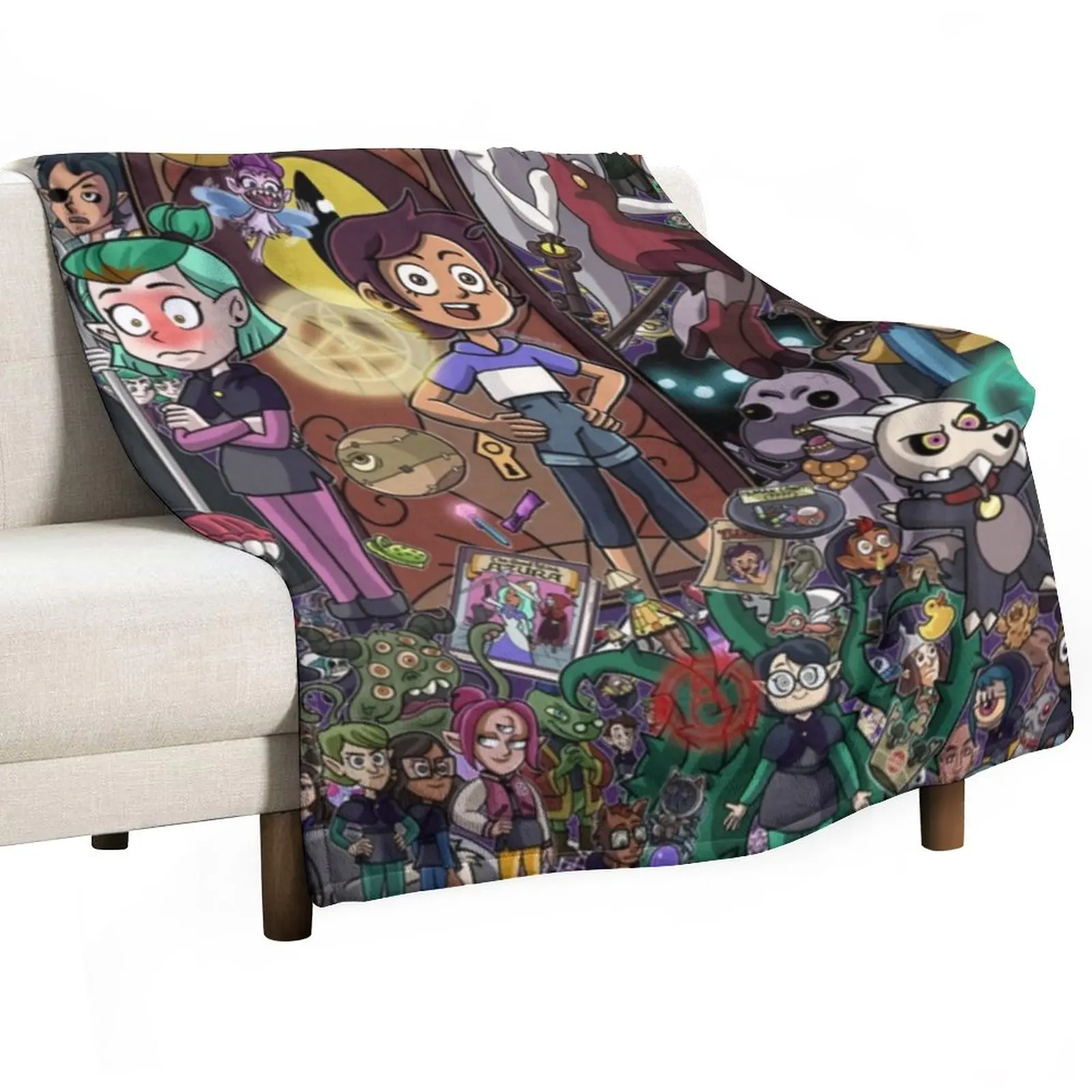

Full Crowd Throw Blanket Soft Plush Plaid throw blanket for sofa Fashion Sofa Blankets Decorative Sofa Blanket