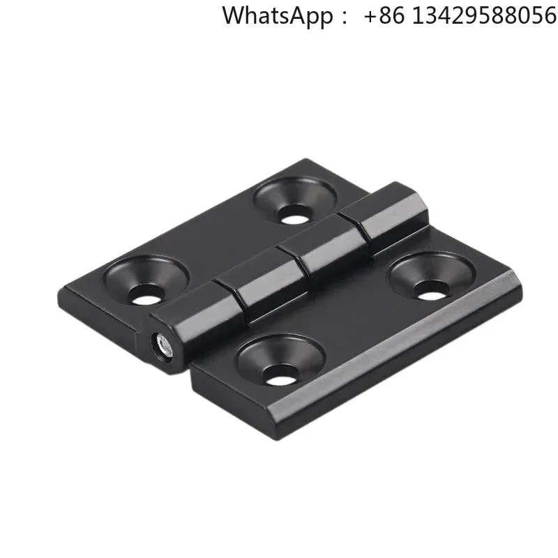 Chrome Plated Zinc Alloy Hinge Aluminum Distribution Box Electrical Cabinet Door Hinge Machine Industrial Hinge JL218-2A Black