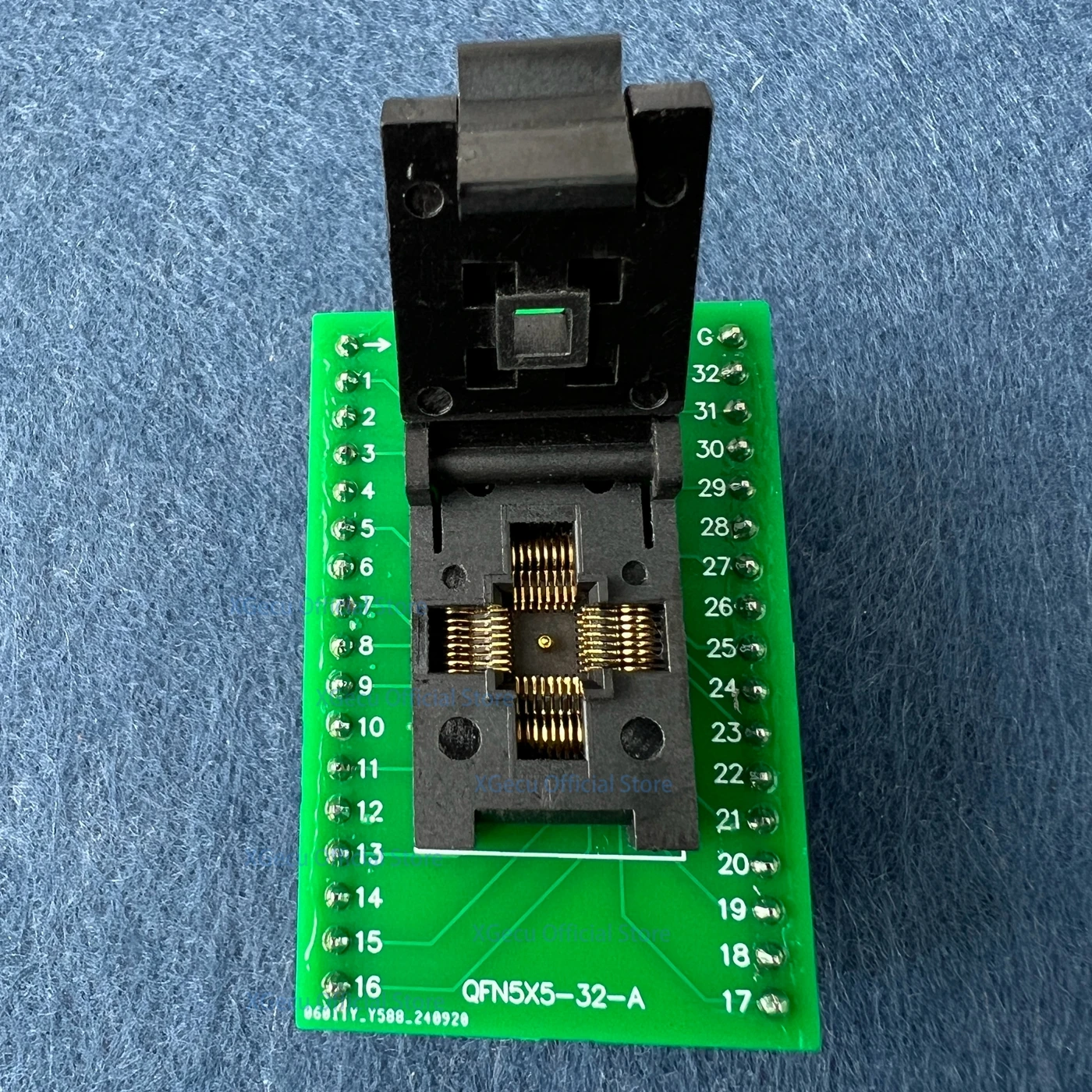 QFN32 / QFN5X5-32L(0.5) Programming Socket with Burn-in Test Socket and DIP32 Adapter