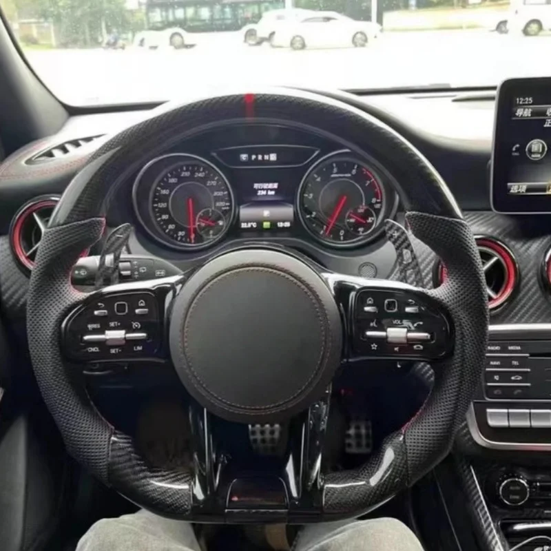 

Car Steering Wheel Custom Made Leather For Mercedes Benz 809 for G63 E250 X290 W204 W205 W218 W222 W463 C463 C280 Accessories