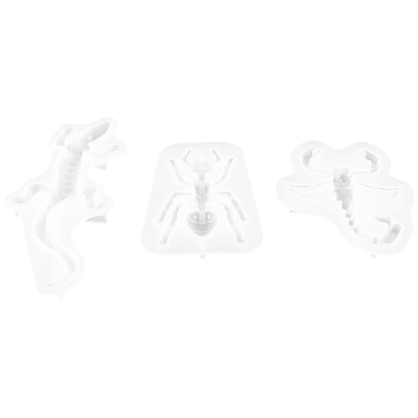 

3 Pcs Insect Silicone Mold for Cake Decoration Candy Molds Fondant Mould Animal Biscuit Chocolate Moulds