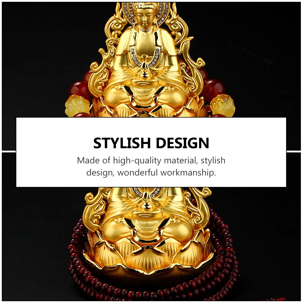 

Kwan-Yin Car Aroma Diffuser Eco-Friendly Air Purifying Ornament For Car Interior Home Decoration Essential Oil Holder