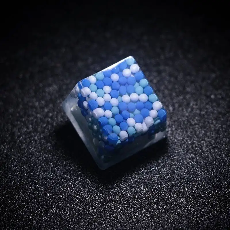 Blueberry Bubble Personalized Keycaps Creative Interesting Translucent Resin Key Caps for Mechanical Keyboard