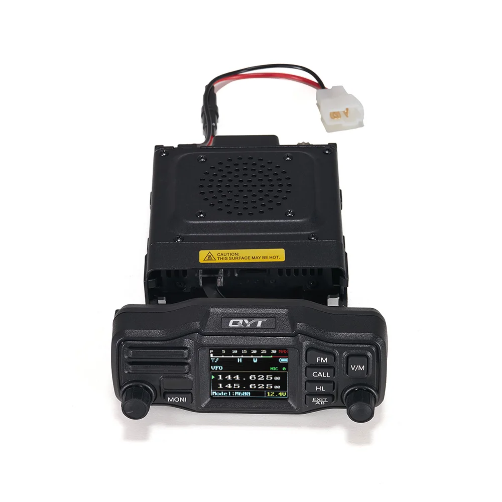 

QYT M600 25W Dual Band UV Mobile Ham Radio Split Face Transceiver VHF 136-174MHz UHF 400-480MHz Dual Watch Car Walkie Talkie