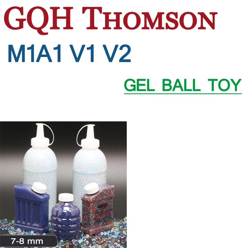 AK UNCLE GQH Thomson M1A1 V1 V2 Bola de gel Pistola de brinquedo 7-8mm Bola de gel de água GBB Pistola de brinquedo elétrica WBB