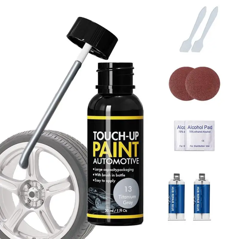 

Car Wheel Paint Restorer Car Paint Scratch Remover Tool Car Paint Scratch Repair Rim Paint Polish Kit Wheel Repair Kit For RV