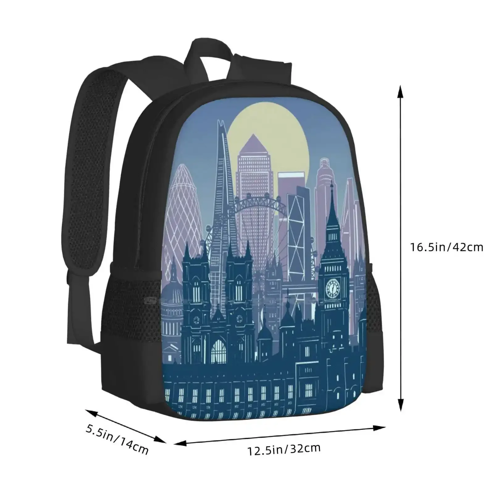 Londres Skyline Offre Spéciale Cartable Sac À Dos Sacs De Mode Londres Angleterre Londres Skyline Londres Ville Skyline Londres paysage urbain