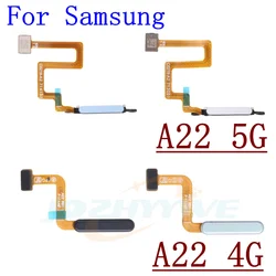 Fingerprint Sensor Scanner For Samsung Galaxy A22 4G/5G A225 A226 Touch ID Connect Home Button Flex Cable Parts