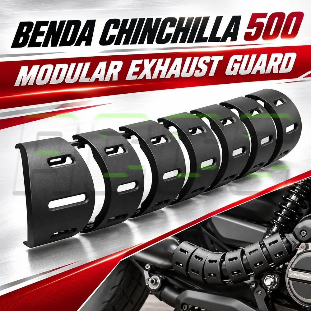 Exhaust Pipe Heat Shield Anti-burn Cover For BENDA CHINCHILLA 500