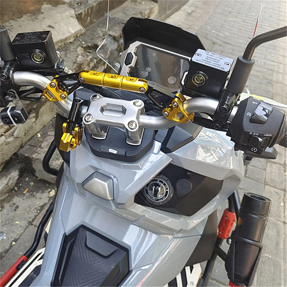 Motorcycle 20MM Multifunctional Balance Cross Bar Navigation Handlebar Bracket Mount Holder FOR SYM HUSKY ADV150 ADV 150 Husky