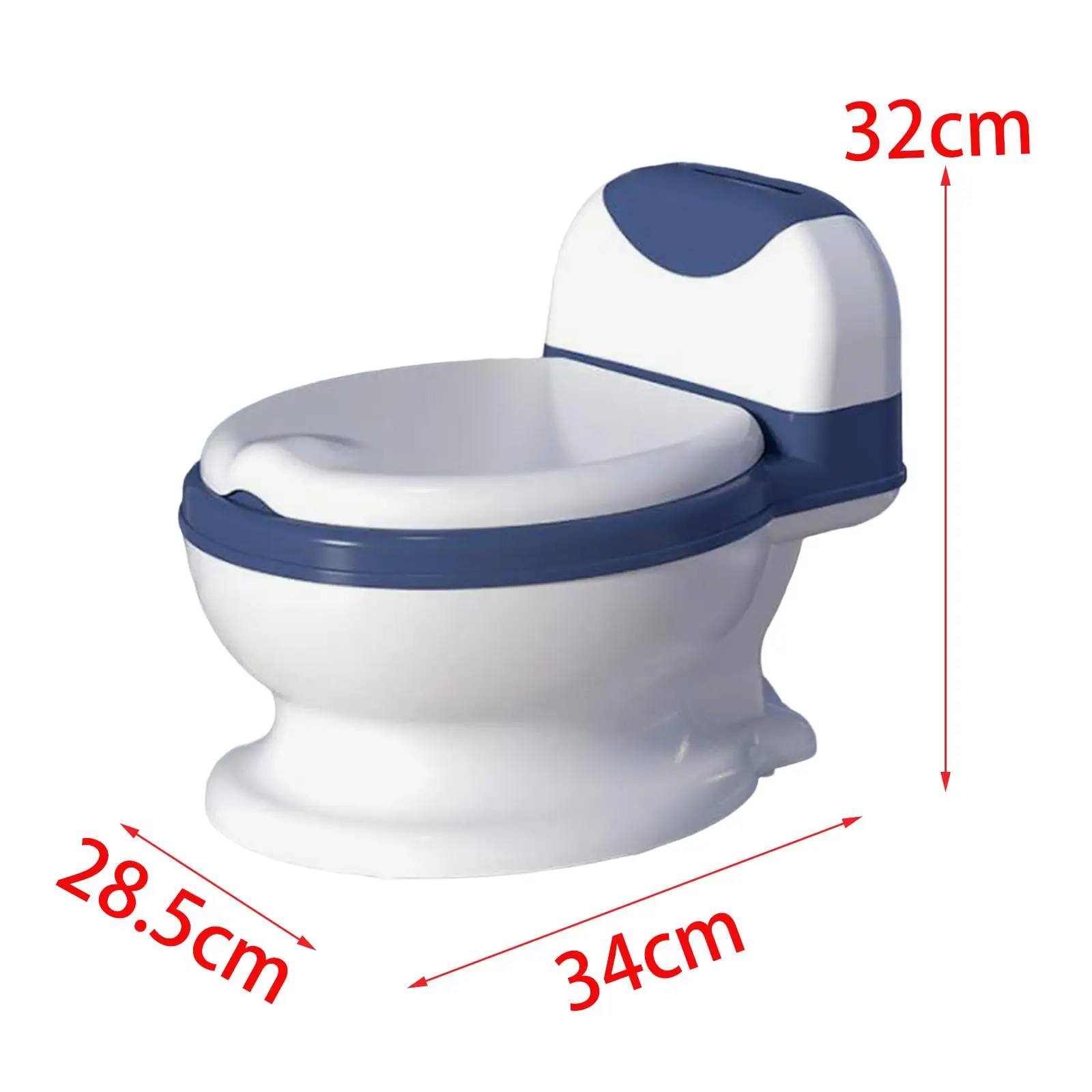 Toilet Training Potty Realistic Toilet Removable Potty Pot Training Transition Potty Seat Potty for Babies Girls Boys Ages 0-8