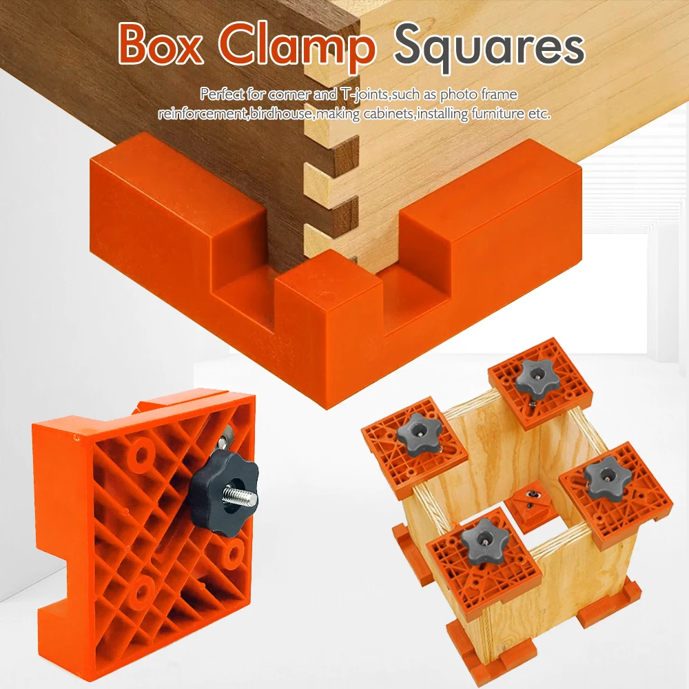 New Woodworking 90 Degrees Right Angle Clamps Spring Auxiliary Fixture Splicing board Positioning Panel Fixed clip Square Ruler