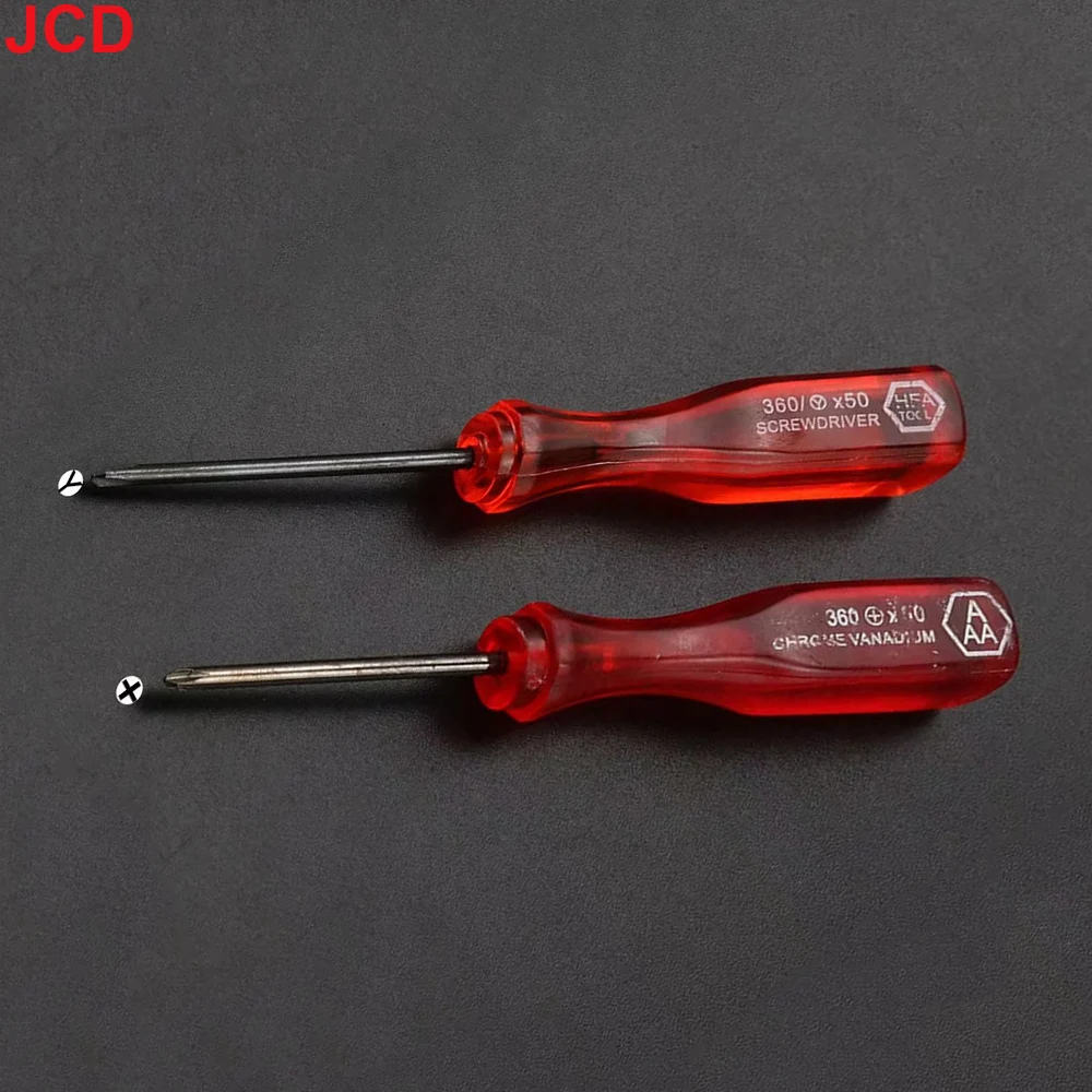 JCD 1.5mm Tri Wing 2.0mm Phillips Screwdriver Y Screw Driver for NDS DS Lite Wii for Xbox360 GBA SP for Cartridge
