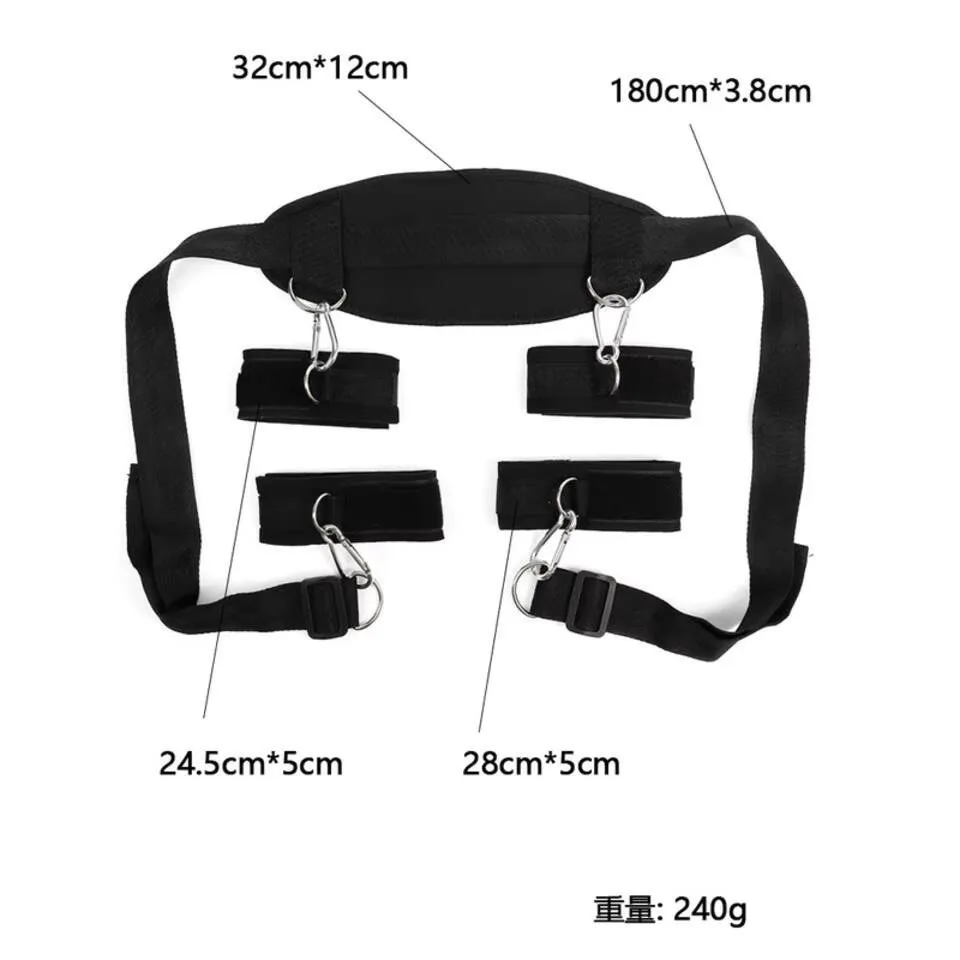 Split Leg Strap Open Strap Binding Strap Waterproof Adjustable SM Sex Toy For Couple Passion Adult Products
