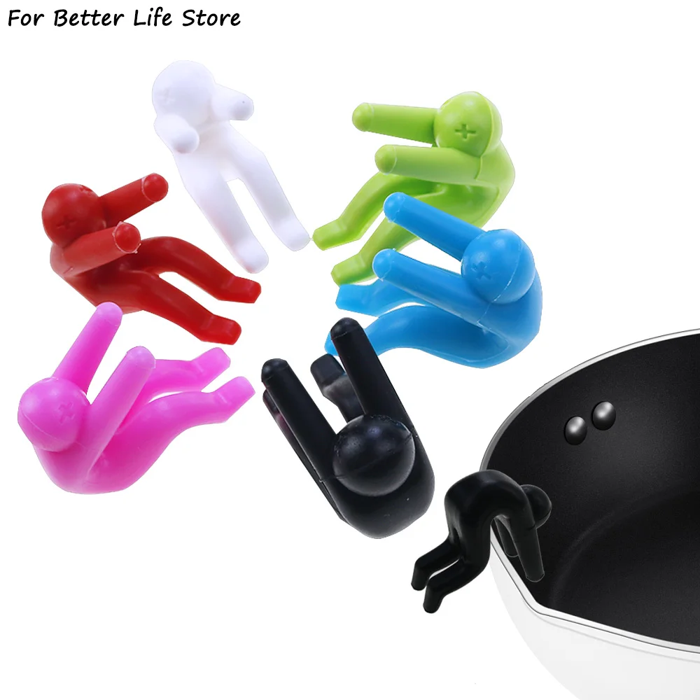 

1PC 15G Soft Silicone Pot Cover Heightening Prevent Spill Control Cooking Tools Little People Modelling Prevention Overflow