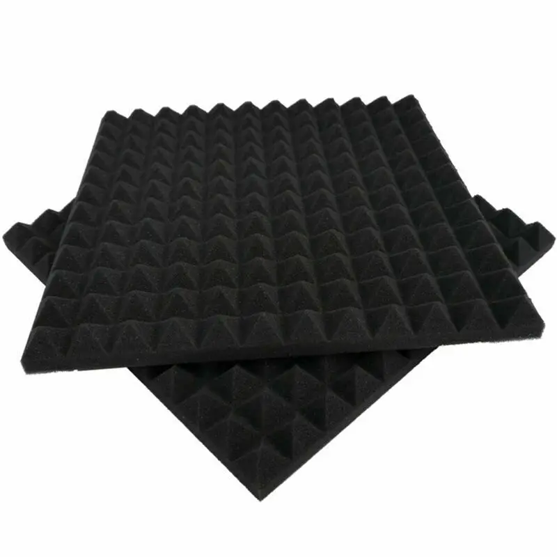 VEHO-60 Pack Pyramid Shape Soundproof Foam Sound Proof Padding Treatment Panel For Echo Bass Insulation