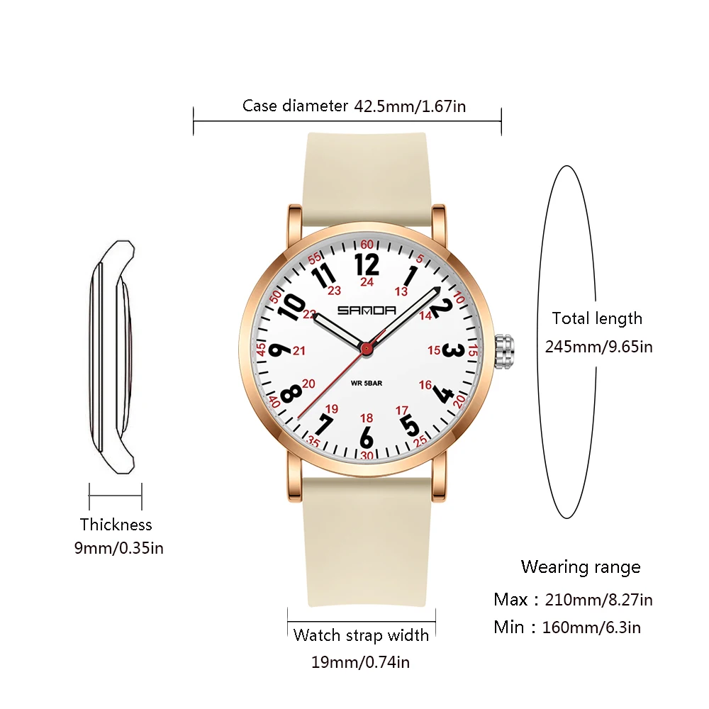 Fashion Ultra-thin Women's Watches, Soft silicone strap Designer Quartz Watch For Woman,Simple Elegant Analog Lady Wristwatches