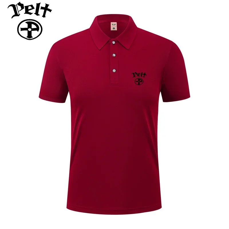 2026 Summer New Men's and Women's Breathable Polo Shirt Business Leisure High Quality Collar T-shirt