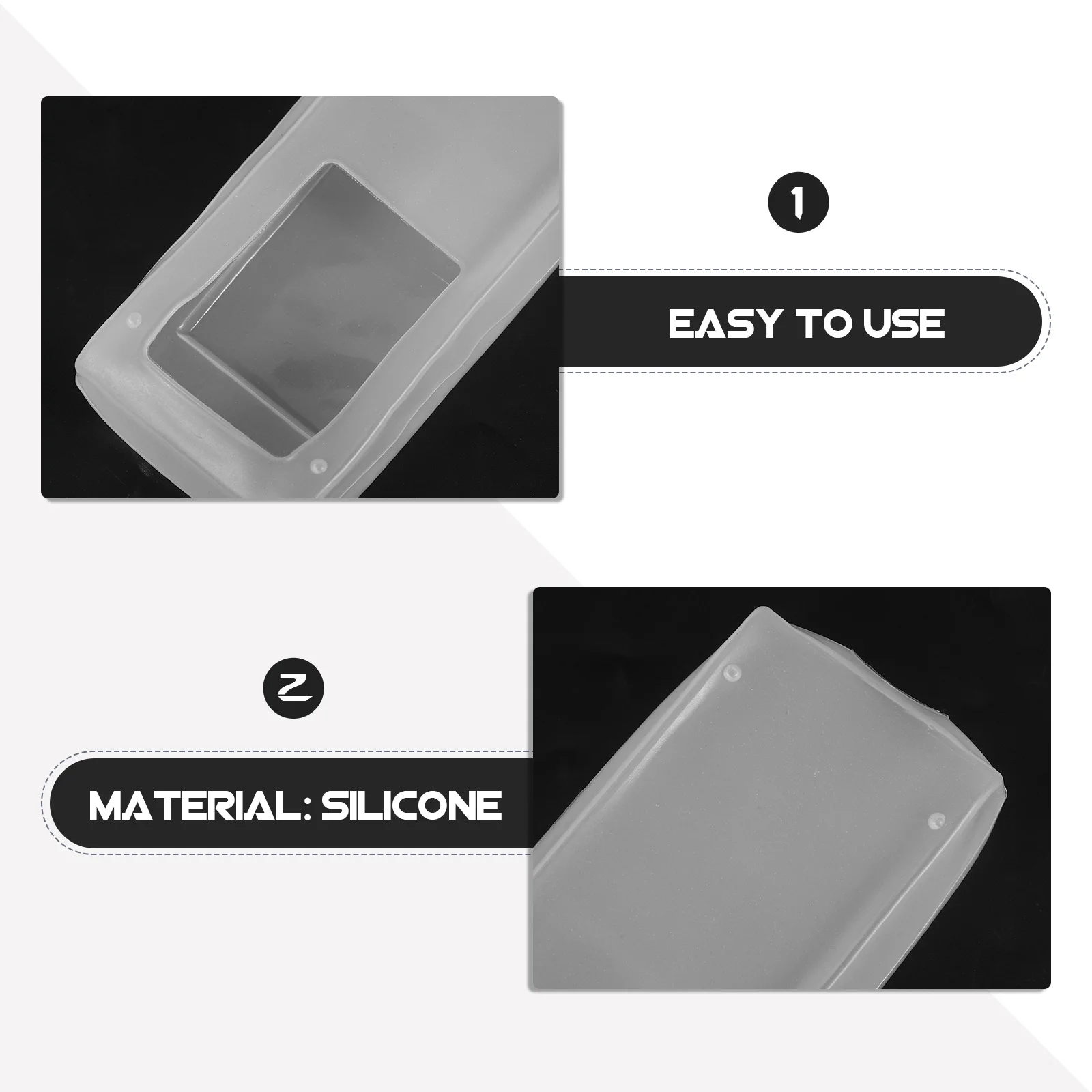 Funda impermeable para mando a distancia, funda protectora de silicona para mando a distancia, funda antideslizante a prueba de golpes para uso doméstico, 4 Uds.