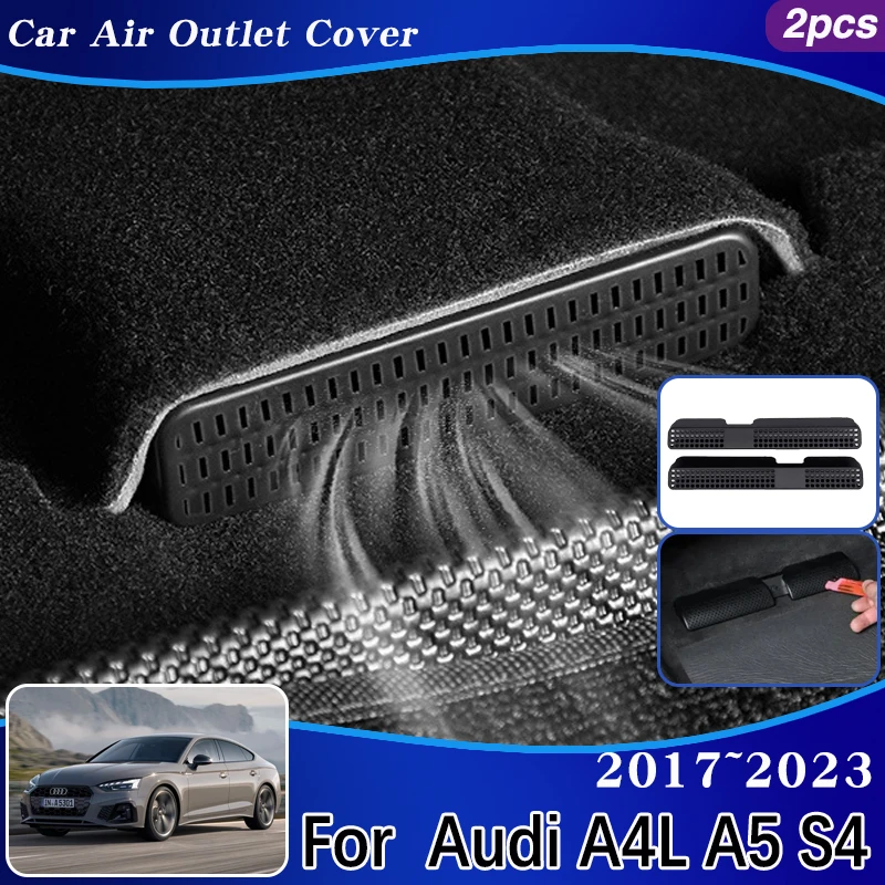 

For Audi A5 2023 Accessories A4L S4 2017~2022 2018 B9 8W F5 Car Air Vents Outlet Cover Protectors Anti-blocking Dust Conditioner