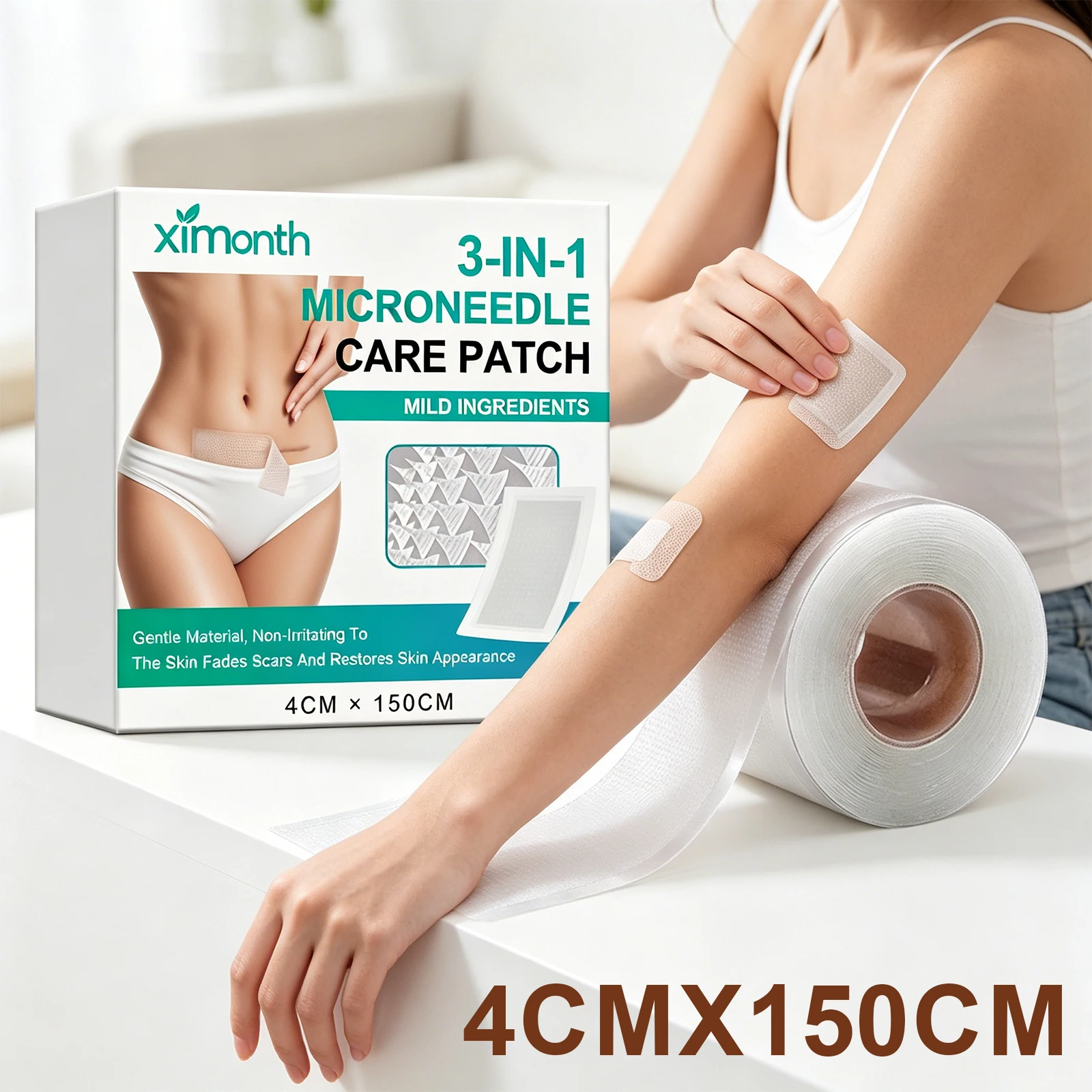 

Hydrogel Skin Patch Facial Care Patch Hydrating Smoothing Nourishing Moisturizing Dry Skin Rough Texture Gentle Soft 4cmx150cm