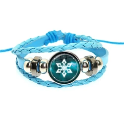 Genshin Impact Game Cosplay Prop Eye of God Water Wind Thunder Fire Rock Ice Element Bracelet Jewelry Accessories Gift