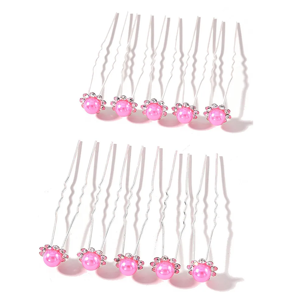 20pcs Pearl Hairpins U-Shaped for Women – Wedding, Party, Daily Use – Stylish Fashion Hair Clips Gift