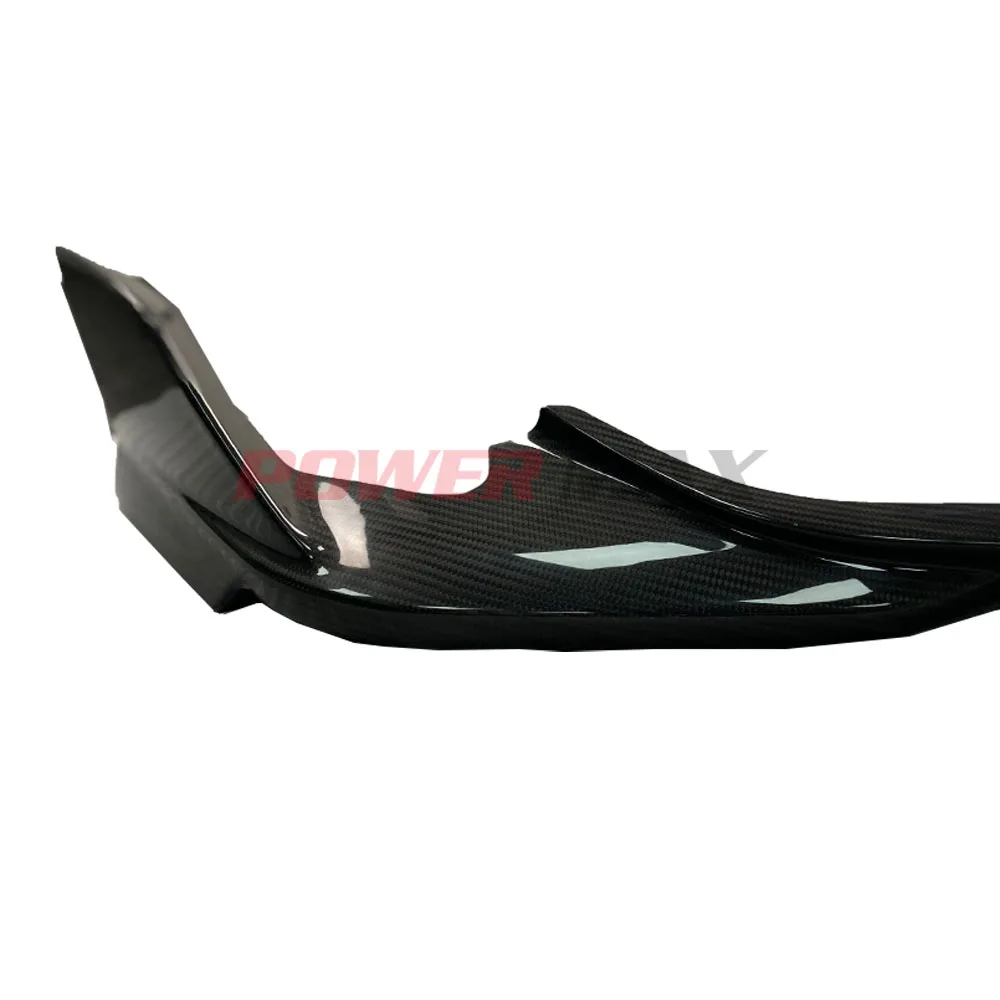 Dry Carbon Fiber Toms Style  Toyo Front Bumper Lip For Toyota Supra A90 A91 MkV Front Splitter