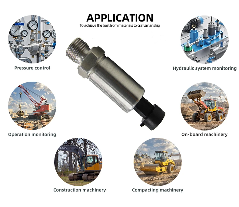 2 Buah Sensor Tekanan Tinggi Excavator Berkualitas Tinggi Harga Terjangkau, Antarmuka G3/8, Transduser Tekanan, Transmitter, Sensor E2549-02