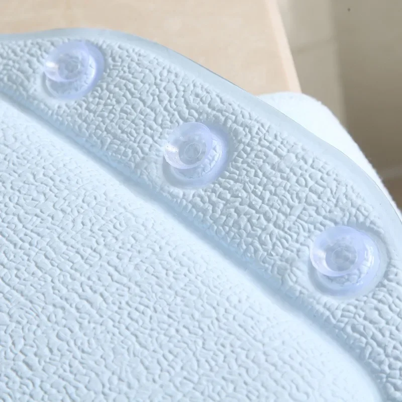 Excellent Spa massage mat Small Light Blue Bathtub Pillow Spa Pool Bathroom Pillow PVC Foam Sponge Bathtub Pillow, Hotel Bathtub