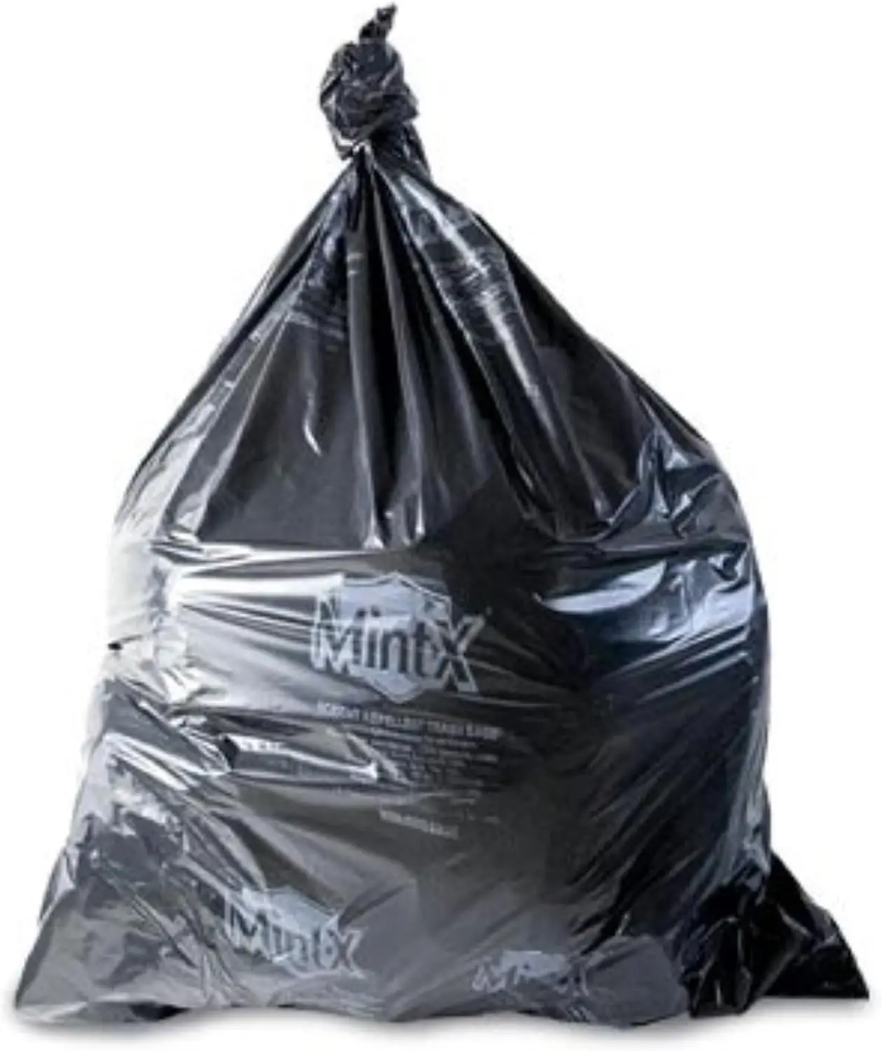 

Rodent Repellent Trash Bags, 1.3 Mil, Flat Seal, 46" Height x 33" Length, Black (Pack of 100) - MX3346XHB
