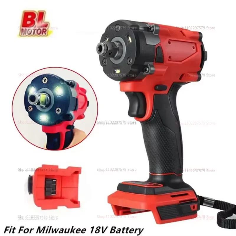 مفتاح ربط كهربائي بدون فرش 1/2 لإصلاح شاحنة السيارة أداة بطارية 18 فولت قابلة لإعادة الشحن لا تتضمن البطارية أداة كهربائية