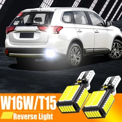 2pcs LED Backup Light Blub Reverse Lamp W16W T15 Canbus No Error For Mitsubishi ASX Eclipse Cross Galant Lancer Outlander 1 3