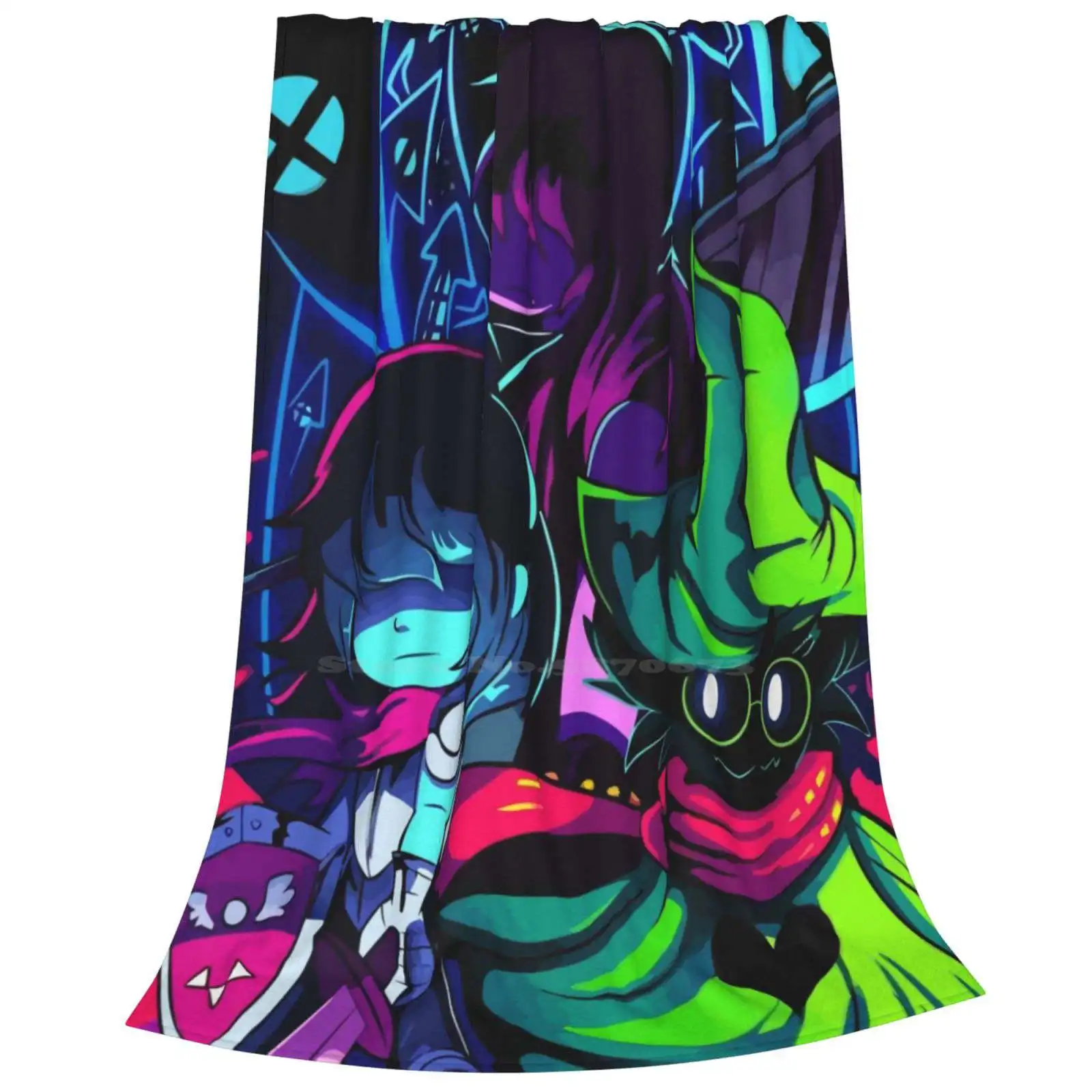 Deltarune - الأصدقاء رائجة البيع الطباعة عالية الجودة الدافئة الفانيلا بطانية Deltarune كريس سوزي رالسي توبي فوكس Undertale تيمي #3