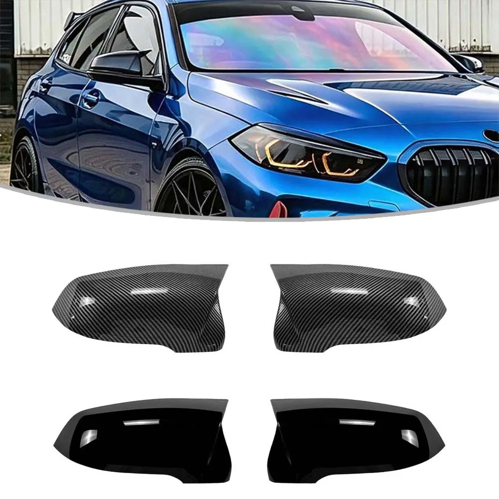 Rearview Mirror Cover Set ABS for BMW F40 For F44 For F45 For F48 For U11 F39 Fits 1 Series 2 Series For X1 For X2 Z4 Models
