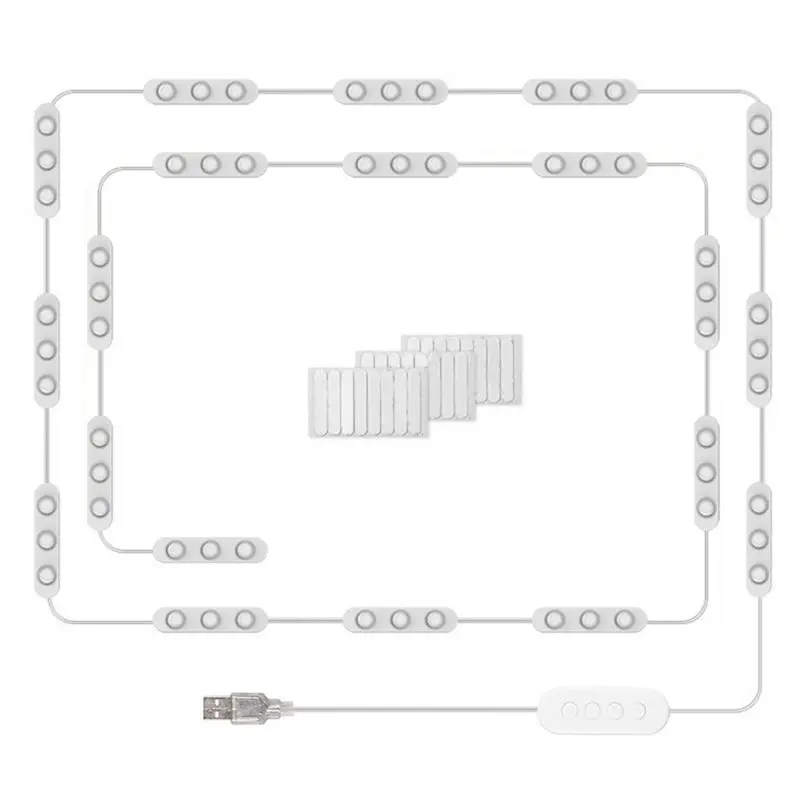 

Светодиодные светильники YLS-LED для зеркала, подсветка для макияжа, 20x3 светодиода, USB 5V, 3 цвета, подсветка для зеркала, зеркало в комплект не входит.
