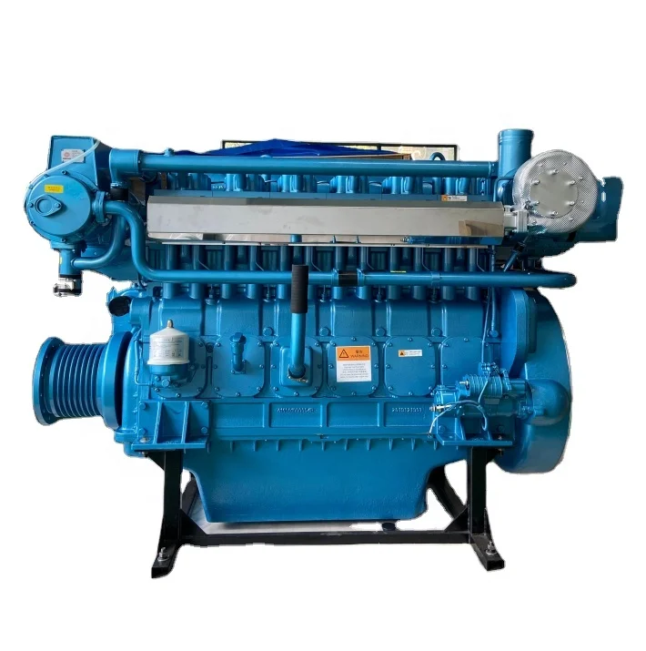 Original Weichai 6160 series Marine Diesel Engine 300hp-750hp