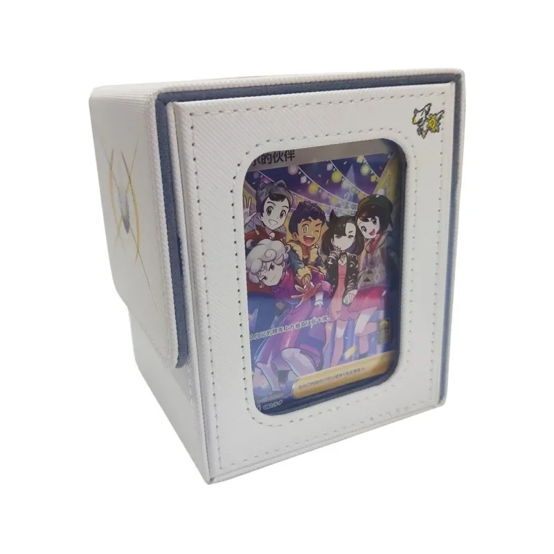 Pokemon PTCG Arceus Animation Characters Self Made Leather Card Storage Box Anime Classics Game Collection Cards Toy Gift