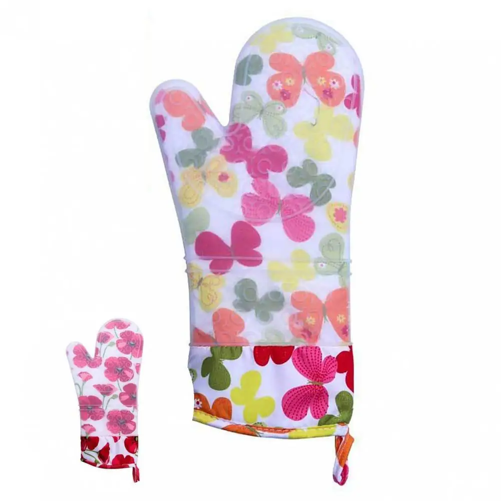 1Pc Necessary Oven Gloves  Non-sticky Waterproof Kitchen Gloves  Oven Pot Holder Cooking Mitts