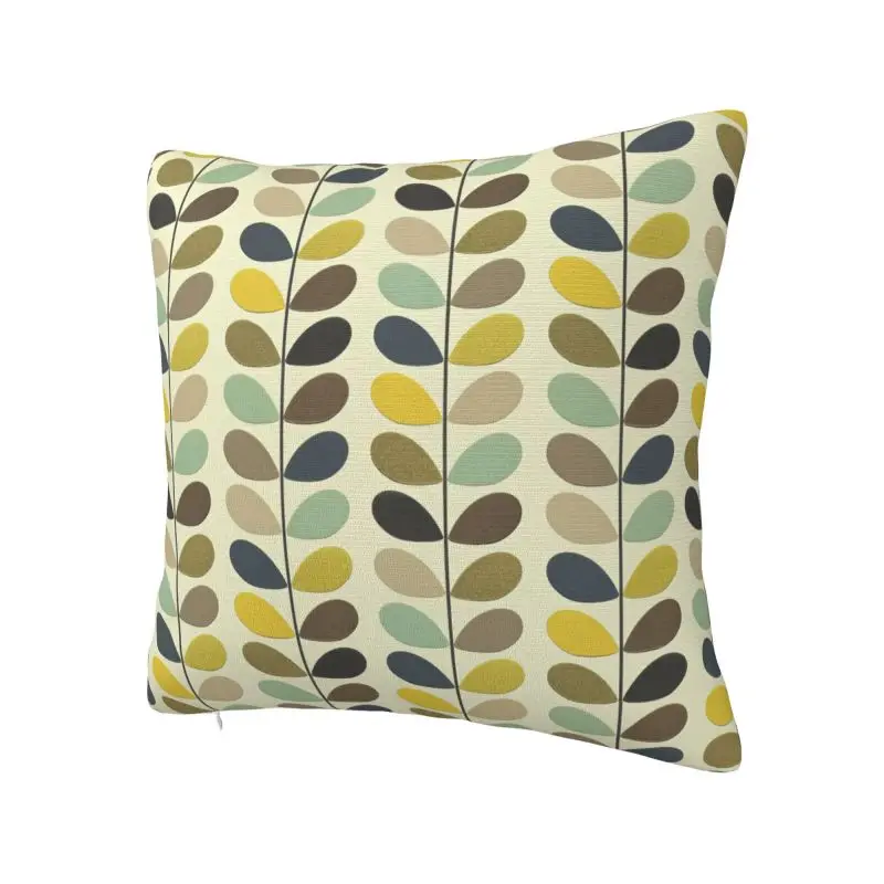 Orla Kiely Multi Stem Pillow Case 45x45cm Home Decor Fashion Mid Century Scandinavian Flower Chair Cushion Square Pillowcase