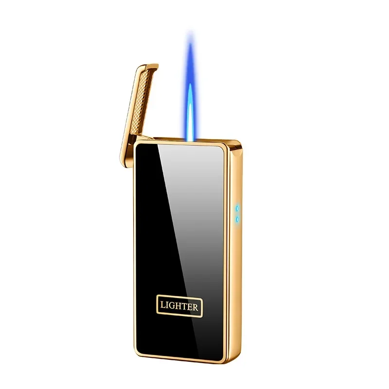 2024 Ntelligent Voice Control Switch Ignition Lighter Gas Electric Integrated USB Inflatable Lighter Smoking Accessories Gift