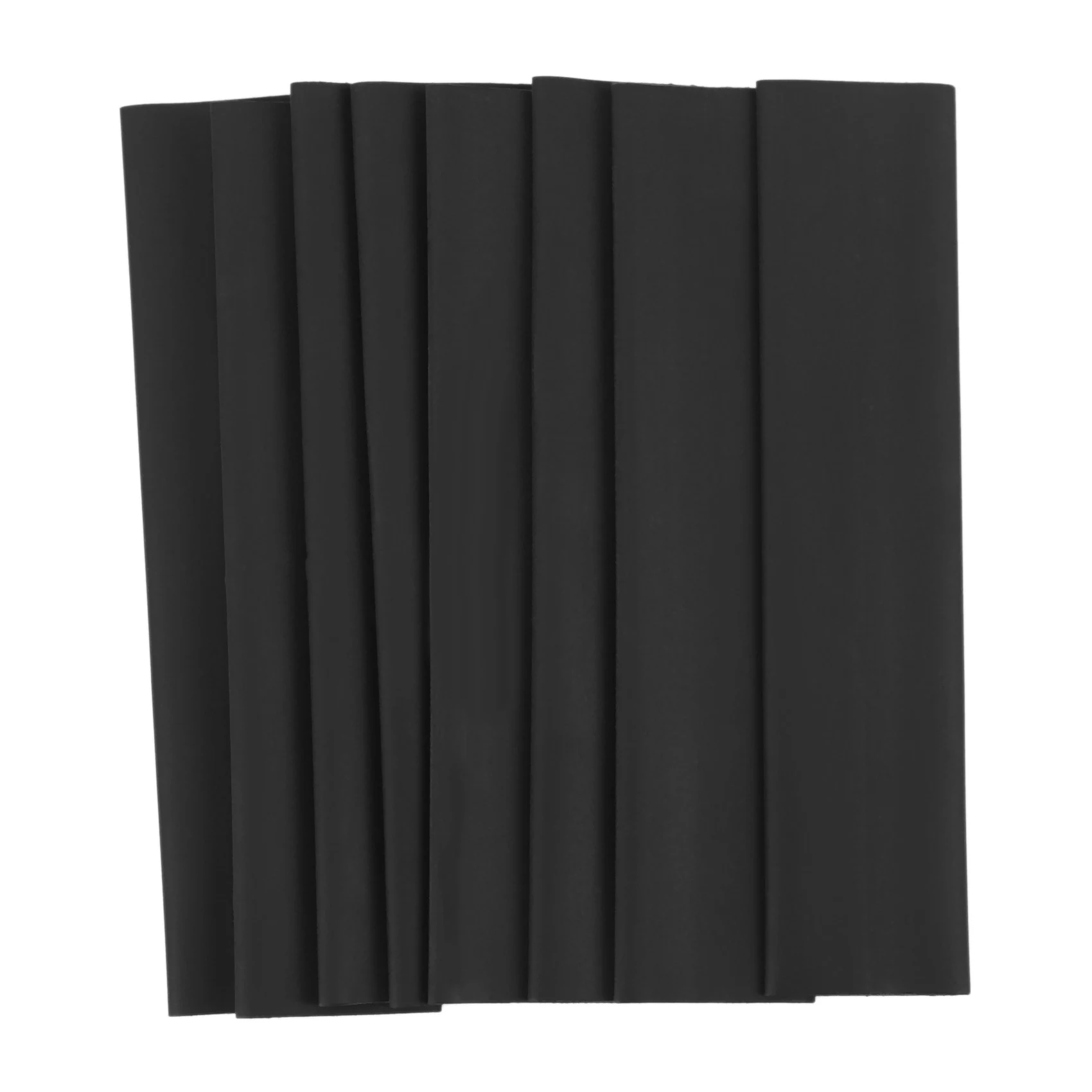 127Pcs Black Glue Weatherproof Heat Shrink Sleeving Tubing Tube Assortment Kit