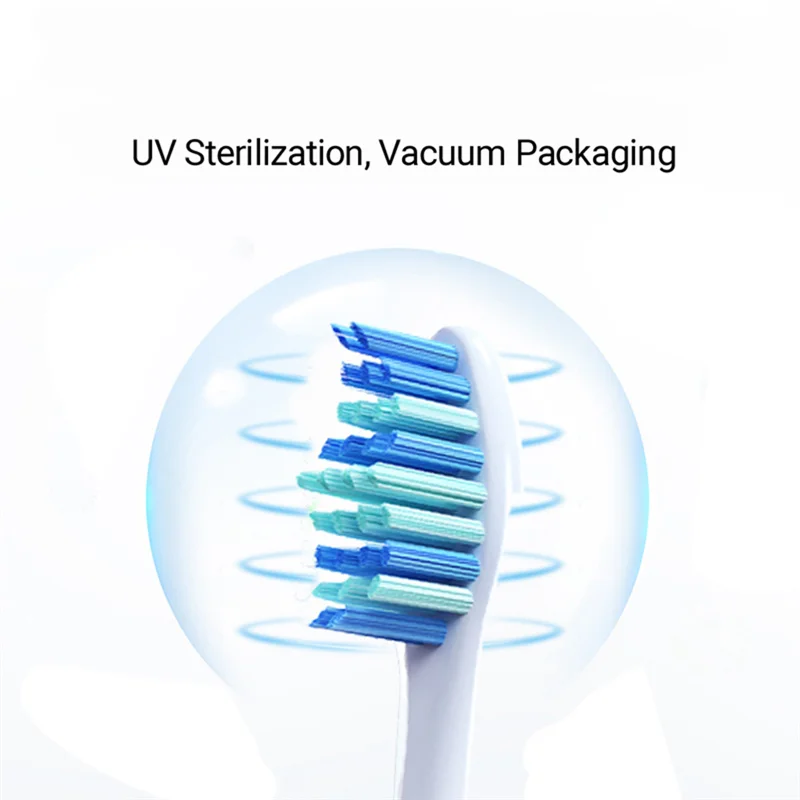 Escova de dentes elétrica inteligente Clean Brush Heads, Dental Substituir Escova Cabeça, A, Substituição para HUAWEI Lebooo Fupai KKC ZR, 10Pcs