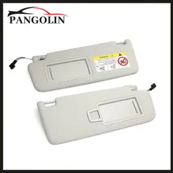 2Pc Front Sun Visor Panel With Makeup Mirror 5GG857551 5GG857552 For Golf 7 Jetta MK7 Passat B8 T-Cross Sun Visors Interior Part