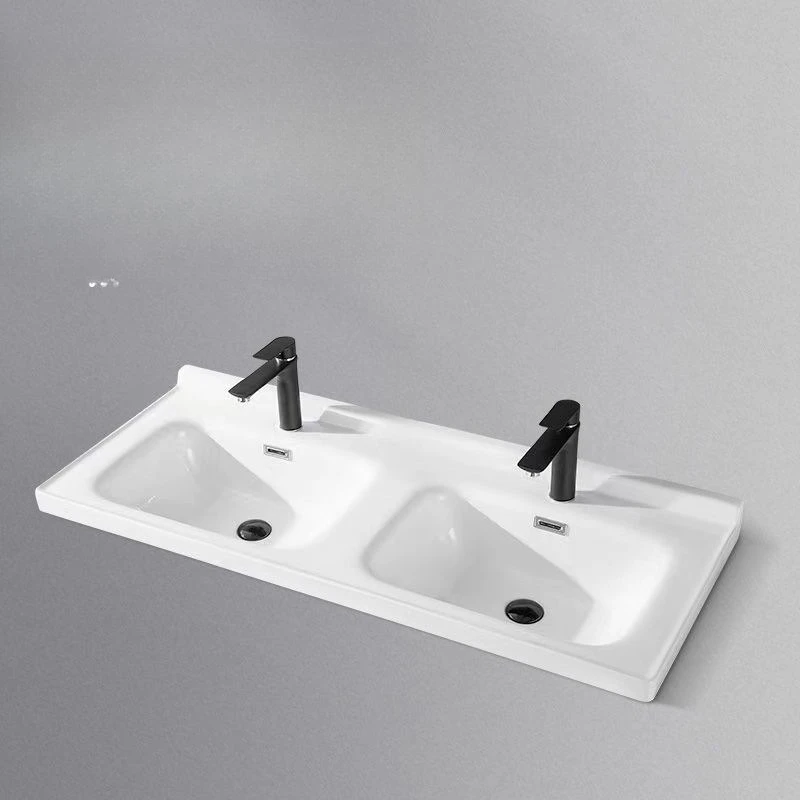 Mother and child double cabinet basin ceramic hand washing 1 meter 1.2 meters face size 1.6 meters ceramic basin 1.5 meters