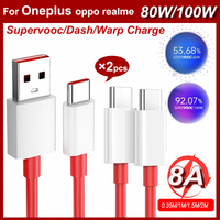 Oneplus Charger Cable 100W 80W 65W Warp Supervooc One plus 13 12 11 10 Pro Nord 2T 9RT 9 8T Usb Type C Cable Original Data Cord