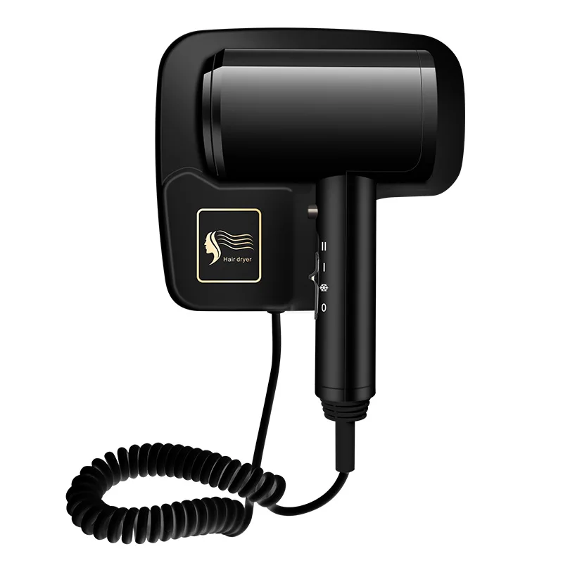 New Product: No Drilling Wall Mounted Hair Dryer With 2400W Super Power, Fast Drying, Blue Light, Silent, Hotel Home Hair Dryer
